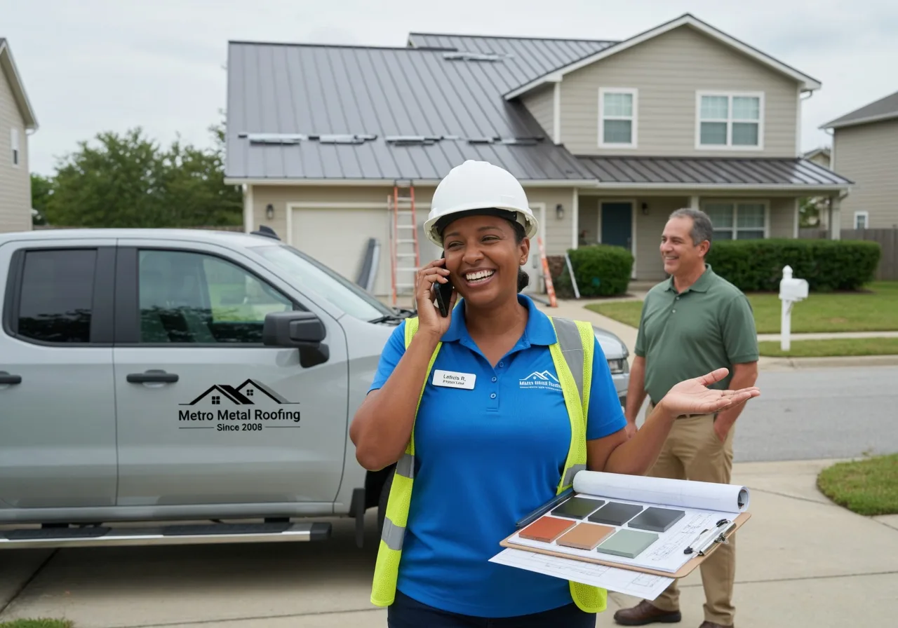 Storm Damage Metal Roof Repair in Oakland Mills, PA